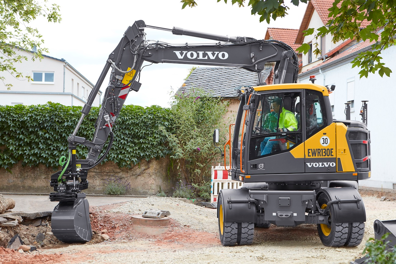 Volvo EWR130E wheeled excavator